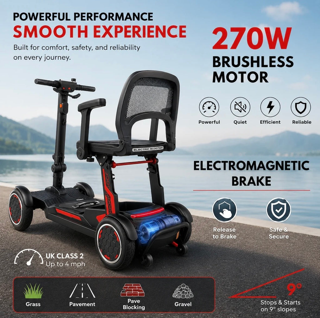 YL-966 Folding Mobility Scooter Lightweight 19kg