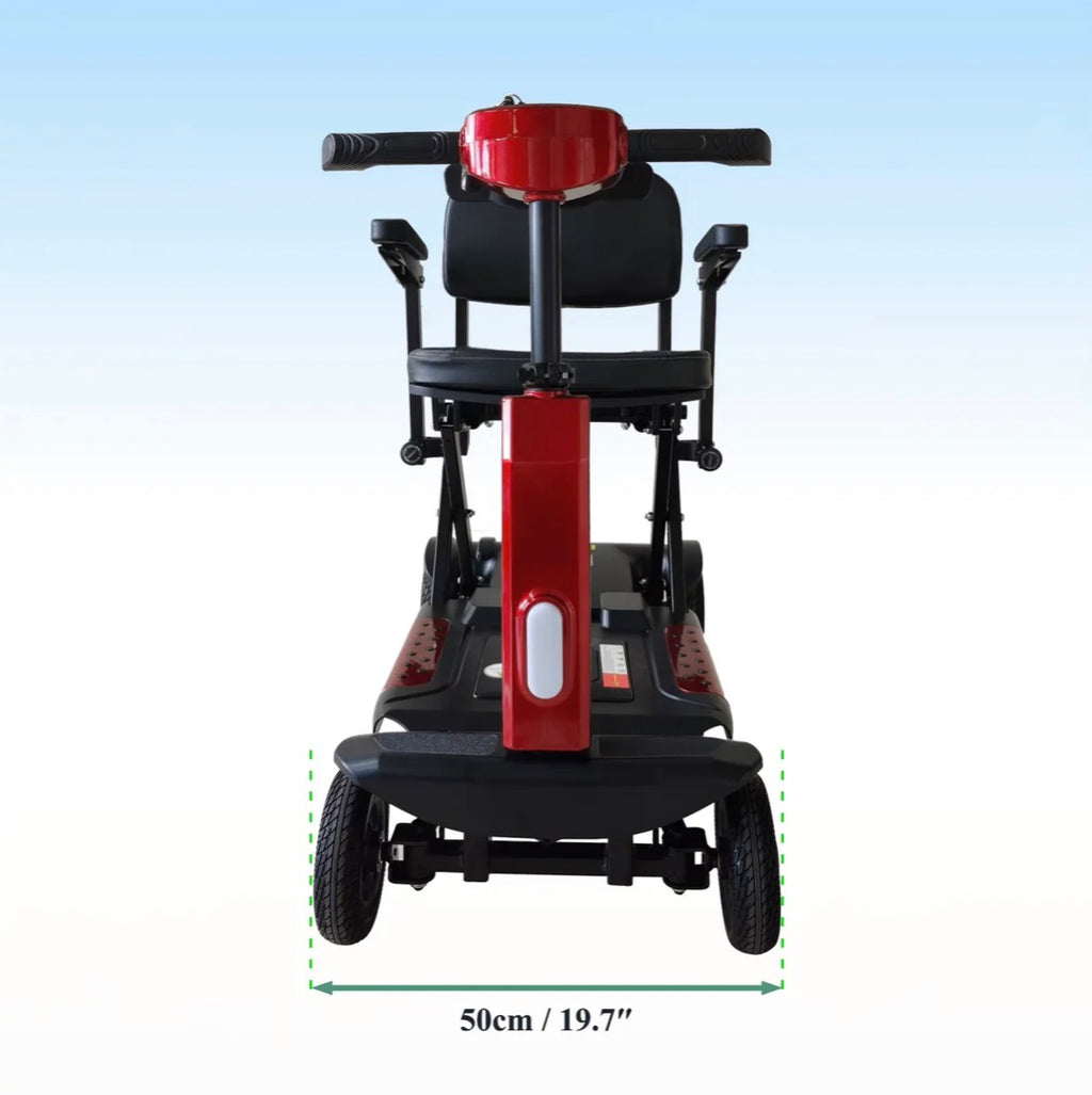 X5 Auto Folding Mobility Scooter With Removable Battery 24kg,12 Mile Range