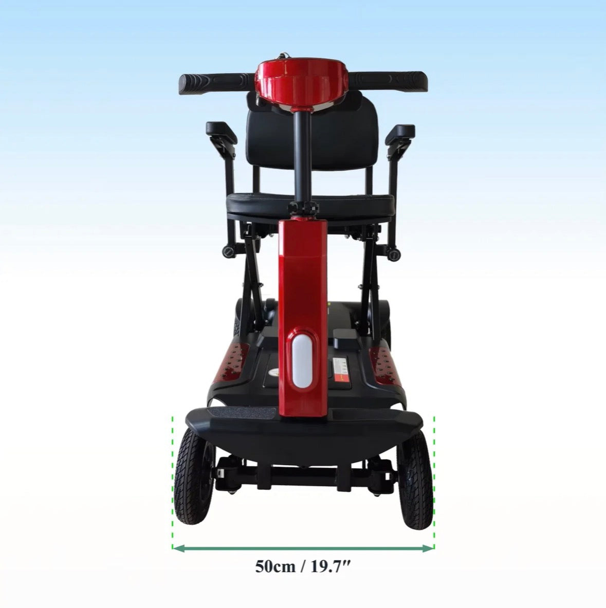 X5 Auto Folding Mobility Scooter With Removable Battery 24kg,12 Mile Range